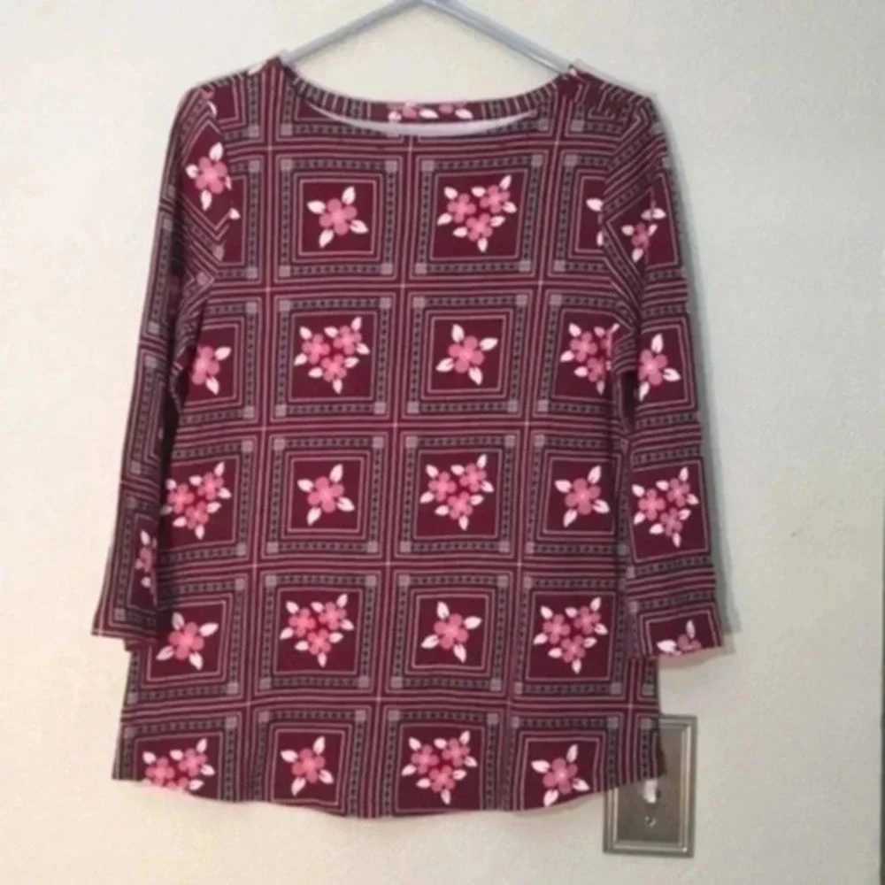 charter club ladies blouse M